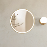 LED Bondi 800mm Brushed Gold Metal Frame Mirror